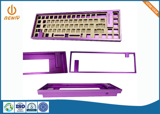 Случай механической клавиатуры приложения электроники CNC алюминиевый