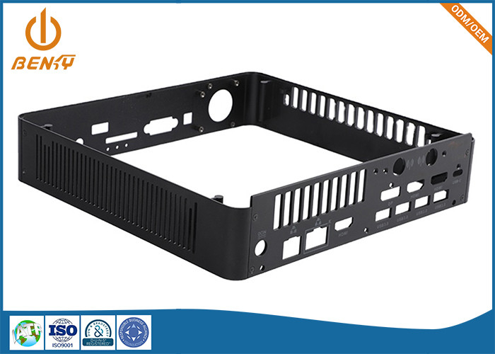 Подвергать механической обработке CNC высокой точности алюминиевой поддержки коробки диктора столбца изготовленный на заказ