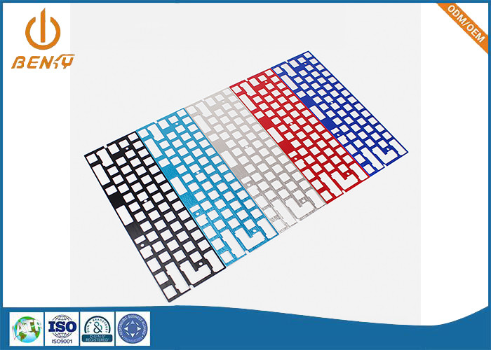 Анодированный подвергать механической обработке CNC алюминиевого приложения случая клавиатуры Multicolor